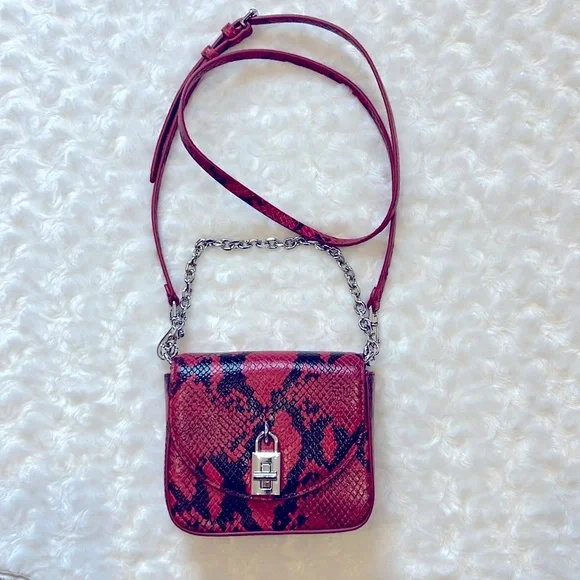 Ladies Handbag by Rebecca Minkoff, Red/Black - Picture 3 of 4